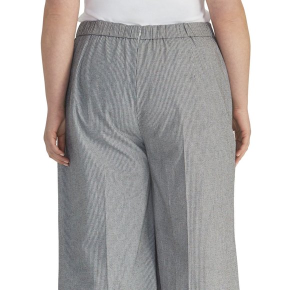 RACHEL ROY COLLECTION Check Crop Wide Leg Pants 2X - Picture 2 of 8